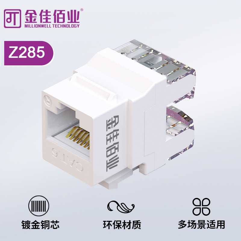 金佳佰業(yè)  六類非屏蔽 打線網絡模塊Z285